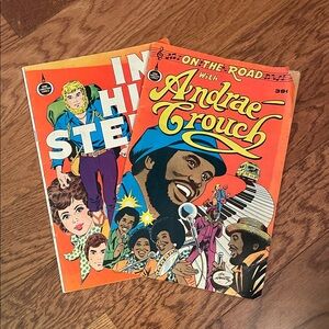Vintage Comic Books Andrae Crouch & In His Steps